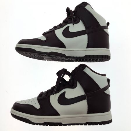  NIKE ナイキ スニーカー WMNS Dunk High "Burgundy Crush" 24cm DD1869-601 ホワイト×バーガンディ