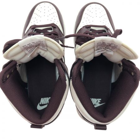  NIKE ナイキ スニーカー WMNS Dunk High "Burgundy Crush" 24cm DD1869-601 ホワイト×バーガンディ
