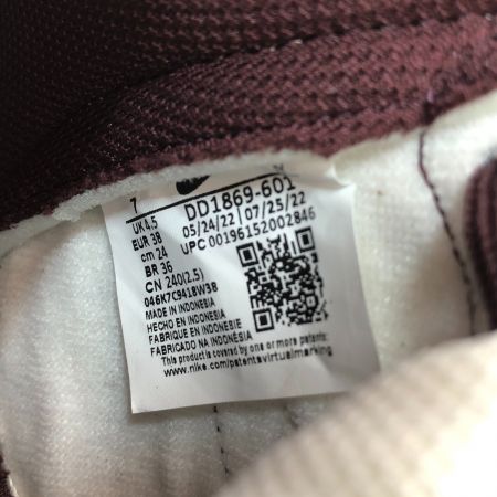  NIKE ナイキ スニーカー WMNS Dunk High "Burgundy Crush" 24cm DD1869-601 ホワイト×バーガンディ
