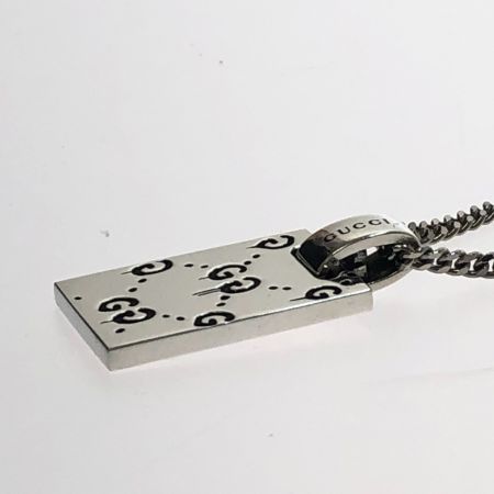  GUCCI グッチ シルバー ペンダント ネックレス〔グッチゴースト〕 455315 J8400