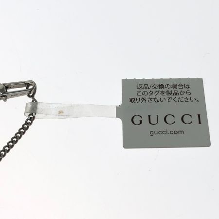  GUCCI グッチ シルバー ペンダント ネックレス〔グッチゴースト〕 455315 J8400