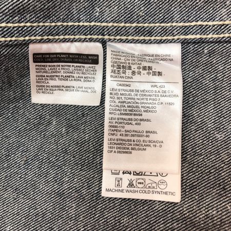  LEVI'S Red カバーオール/デニムジャケット Sサイズ AO146-0000 インディゴ