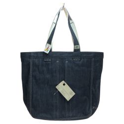 □□ PORTER ポーター サンフォライズド デニム トートバッグ 646-09051 Sランク