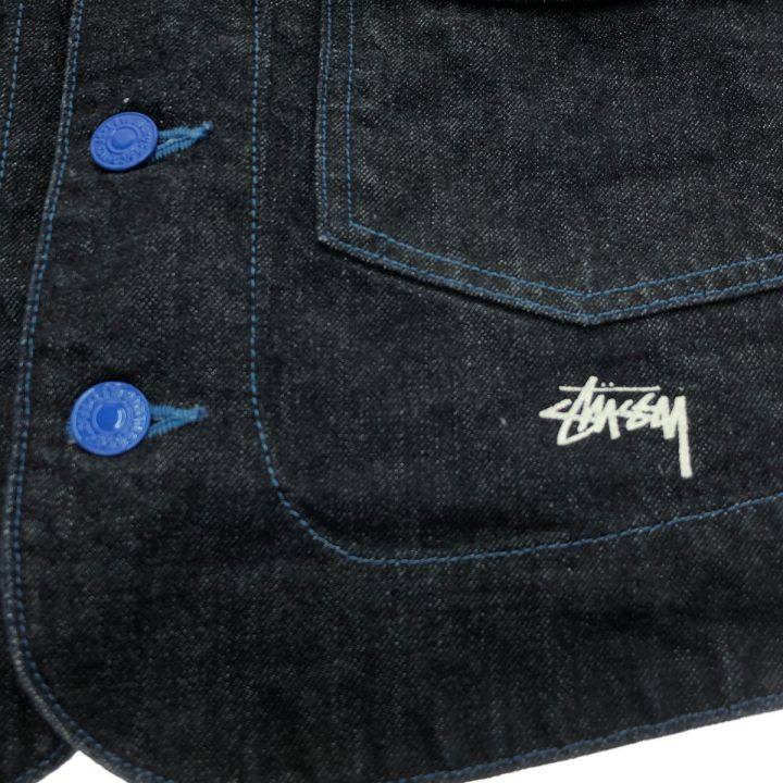 stussy ステューシー ブルーステッチ デニムベスト Mサイズ PCL16T PCL15-105｜中古｜なんでもリサイクルビッグバン