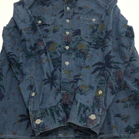  LEVI'S リーバイス 総柄 シャンブレーシャツ Sサイズ