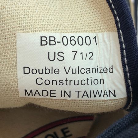 BALL BAND デニム ローカットスニーカー25.5cm 本体のみ BB-06001 ネイビー