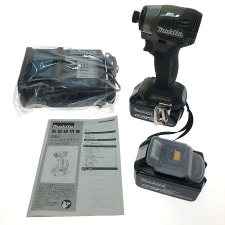  MAKITA マキタ 充電式インパクトドライバ 18V TD173DRGXO オリーブ