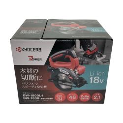 □□ KYOCERA キョウセラ 家庭向け 充電式丸ノコ BW-1800L1 レッド Sランク