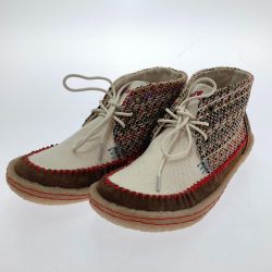 □□ インディアンチャッカ  ショートブーツ  23cm ID-1253B ブラウン Aランク