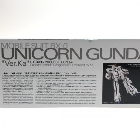  BANDAI バンダイ 機動戦士ガンダムUC ユニコーンガンダム Ver.Ka 1/100スケール プラモデル