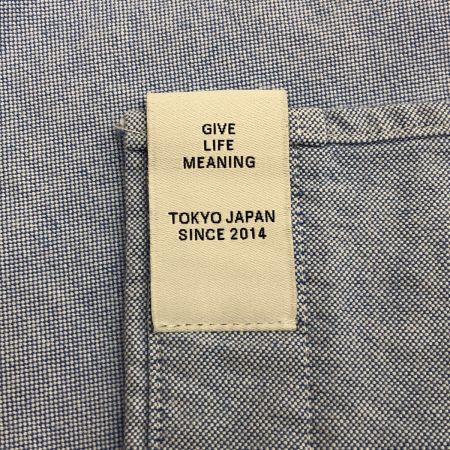  DESCENDANT ボタンダウン 長袖シャツ Ｌサイズ スカイブルー