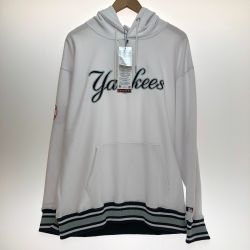 □□ MLB MLB ビッグシルエットパーカー Ｌサイズ MB14765 ホワイト Bランク