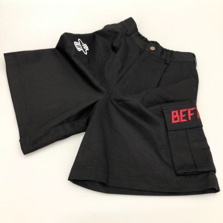  BEFTEY ハーフパンツ 寸足らずズボン フリーサイズ 121SS050090 ブラック