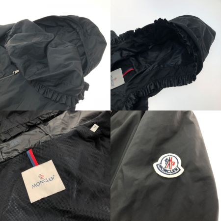  MONCLER モンクレール LAIT ナイロンジップアップパーカー Sサイズ F10931A73600 ブラック