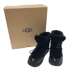 □□ UGG アグ ハイランド ウォータープルーフ ブーツ 24cm 1096467 ブラック Bランク