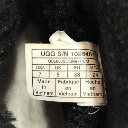  UGG アグ ハイランド ウォータープルーフ ブーツ 24cm 1096467 ブラック