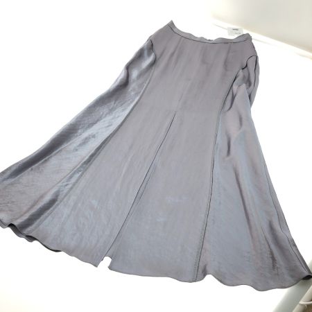  THINGS THAT MATTER ACETATE SATIN MAXI SKIRT Mサイズ 0582TM0119P ライトグレー