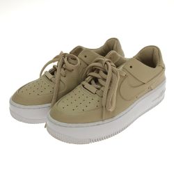 □□ NIKE ナイキ エアフォースワン セージ ロー スニーカー 23cm 本体のみ CT0012-200 ベージュ Bランク