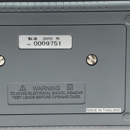  KYORITSU 接地抵抗計 2008年製 0009751 4105A