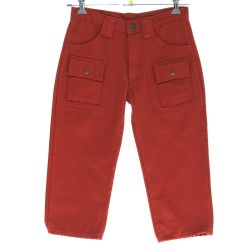 □□ ROUND HOUSE ボトムス パンツ Sサイズ RHT11-303 オレンジ Aランク