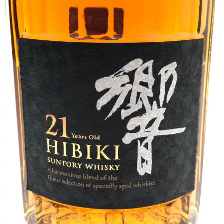 【北海道内限定発送】 HIBIKI サントリーヒビキ ウイスキー 響 21年 43% 700ml 未開栓