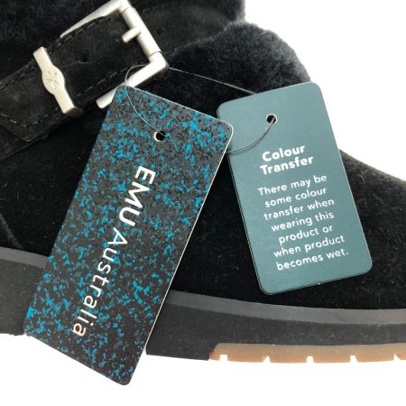  EMU エミュー ブーツ Oxley Fur Cuff 24cm W11698 ブラック