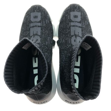  DIESEL ディーゼル スニーカー H-PADOLA MID SOCK 25.5cm Y01957P0338 ブラック