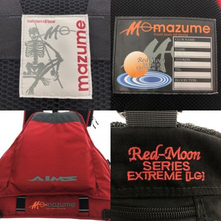  mazume マズメ mazume×AIMS ライフジャケット フローティングベスト フリーサイズ レッド/ブラック