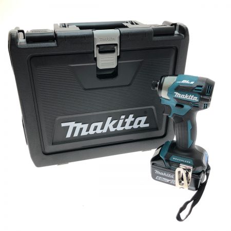 中古】 MAKITA マキタ 充電式インパクトドライバ 18v TD173DRGX ブルー