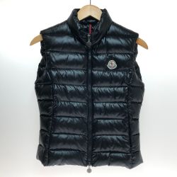 □□ MONCLER モンクレール GHANY GILET ダウンベスト SIZE 0(S) 220934830105 ブラック Aランク