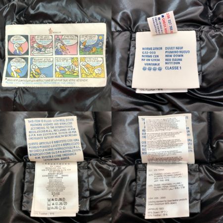  MONCLER モンクレール GHANY GILET ダウンベスト SIZE 0(S) 220934830105 ブラック