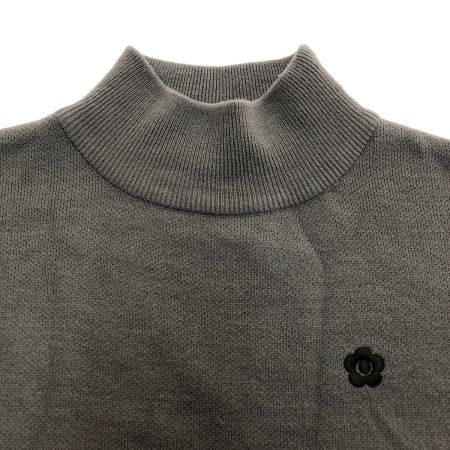  MARY QUANT マリークワント ロングニットワンピース Mサイズ 221-403418-020-3 チャコールグレー