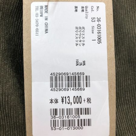  DRWCYS セットアップ 上下セット SIZE 1(S) 36-03141001 カーキ