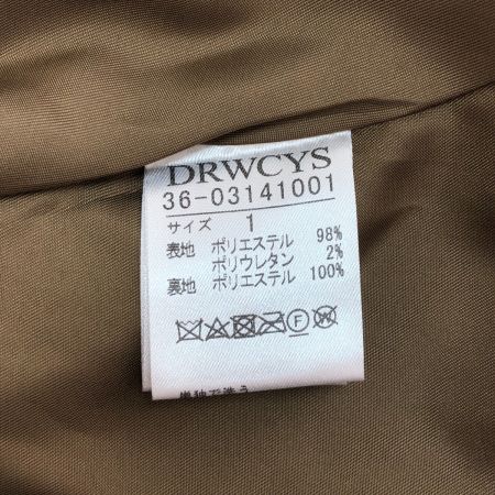 DRWCYS セットアップ 上下セット SIZE 1(S) 36-03141001 ブラウン