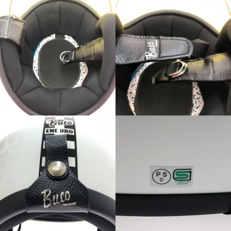  Buco ヘルメット 54-55cm 本体のみ JET500-TX ホワイト