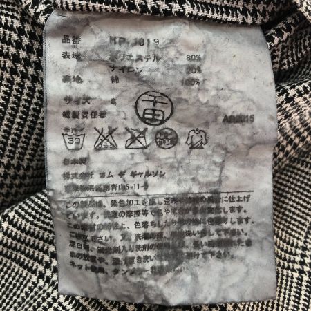  COMME des GARCONS HOMME テーラードジャケット Sサイズ HP-J019 ブラック