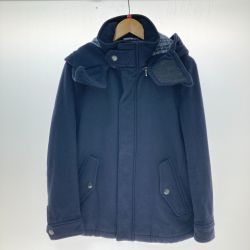 □□ BURBERRY BLACK LABEL バーバリーブラックレーベル 中綿ジャケット D1F19-218-28 ネイビー Mサイズ Cランク