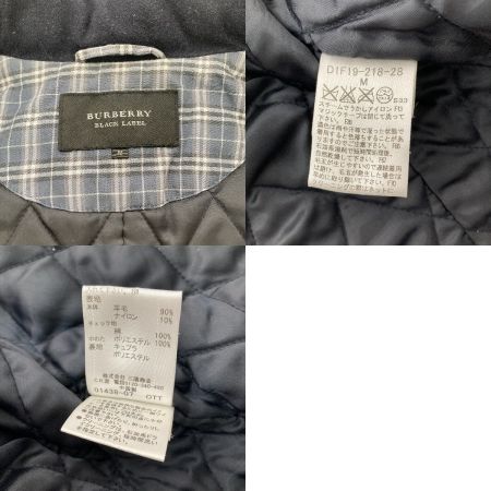  BURBERRY BLACK LABEL バーバリーブラックレーベル 中綿ジャケット D1F19-218-28 ネイビー Mサイズ