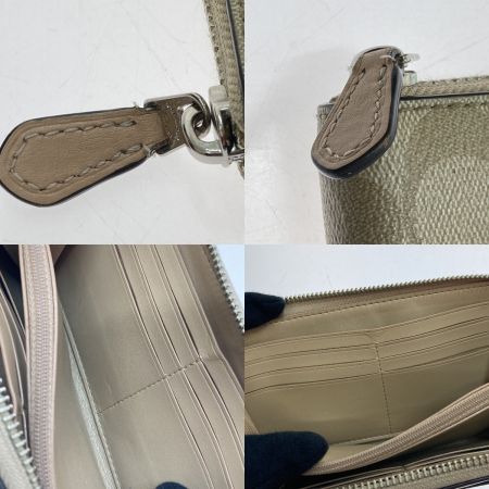  COACH コーチ アコーディオン ジップ ウォレット  F73011 カーネーションマルチ