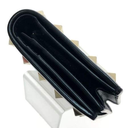  VALENTINO バレンチノ ガラヴァーニ カーフスキン スタッズ 財布（二つ折り） ZW2P0P39BOL ブラック