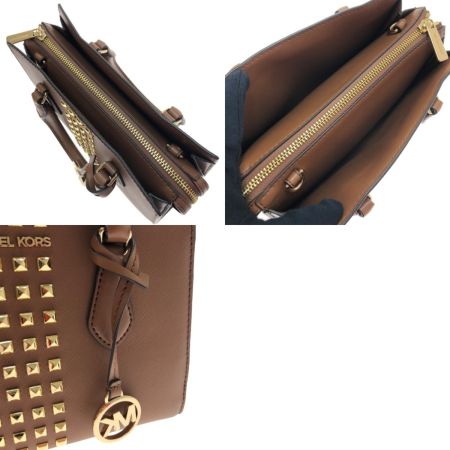  MICHAEL KORS マイケルコース センタージップ サッチェル/ハンドバッグ 35S3G6HS1L ブラウン