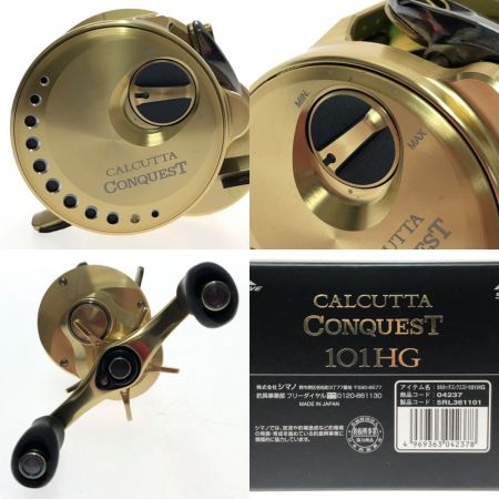  SHIMANO シマノ 21 カルカッタコンクエスト 101HG 左巻き 04237