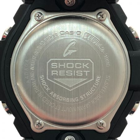  CASIO カシオ デジアナウォッチ GULFMASTER クォーツ GN-1000 ブラック x レッド/ブルー