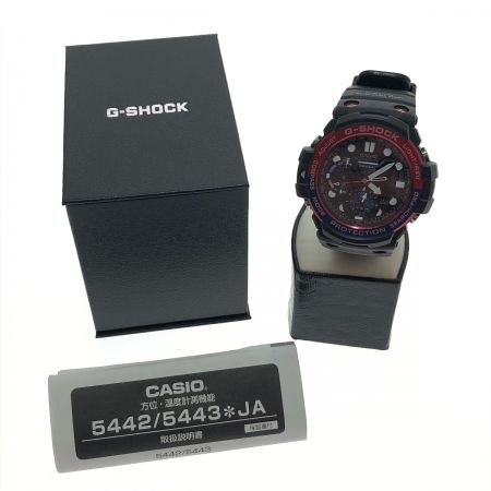  CASIO カシオ デジアナウォッチ GULFMASTER クォーツ GN-1000 ブラック x レッド/ブルー