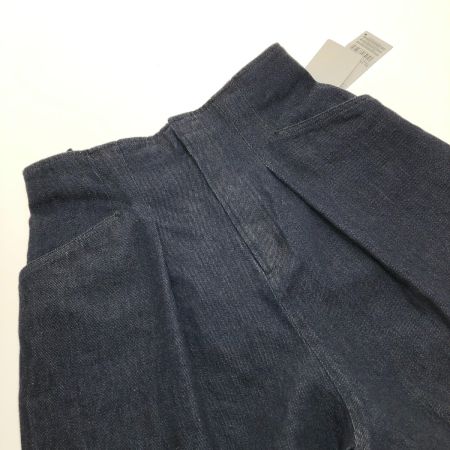  LANVIN en Bleu ロールアップワイドデニムパンツ SIZE 40(L) 3286420 ネイビー