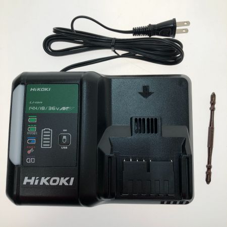  HiKOKI ハイコーキ 18V 充電式インパクトドライバー WH18DDL2 ストロングブラック
