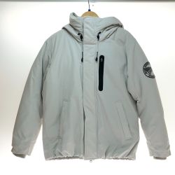 □□ AVIREX アビレックス ミリタリーファンクション ダウンジャケット Ｌサイズ 6102210 ライトグレー Bランク