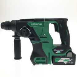 □□ HITACHI 日立 マルチボルト(36V)コードレスロータリハンマドリル DH36DPA グリーン Bランク