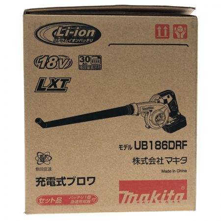  MAKITA マキタ 充電式ブロワ 18V 3.0Ah UB186DRF グリーン