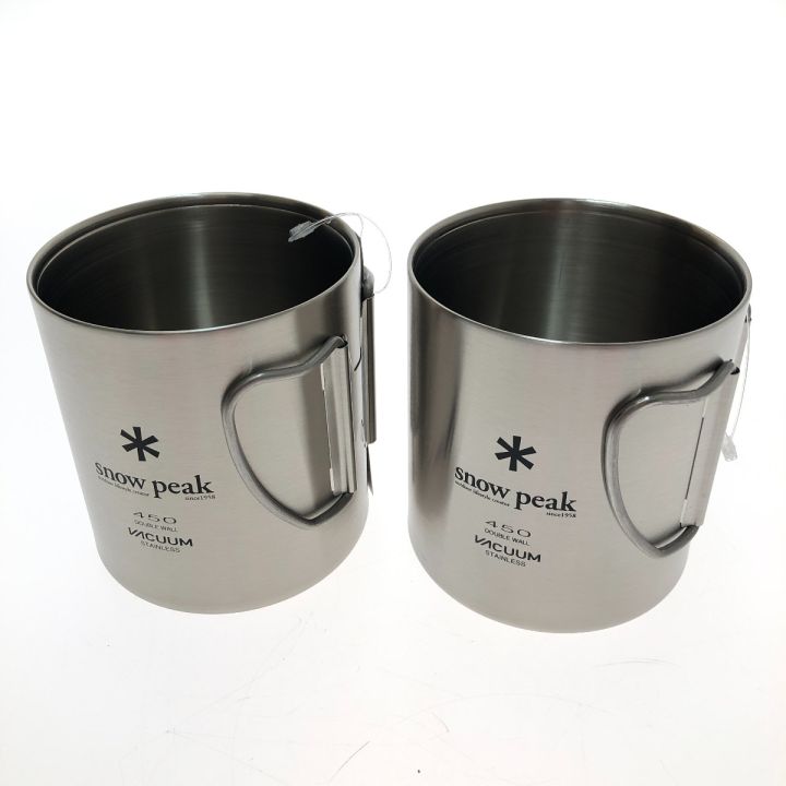 新品　スノーピーク　ステンレス真空マグ　450ml  2個セット スノーピーク(snow peak) 野遊びセット2022 ステンレス真空マグ